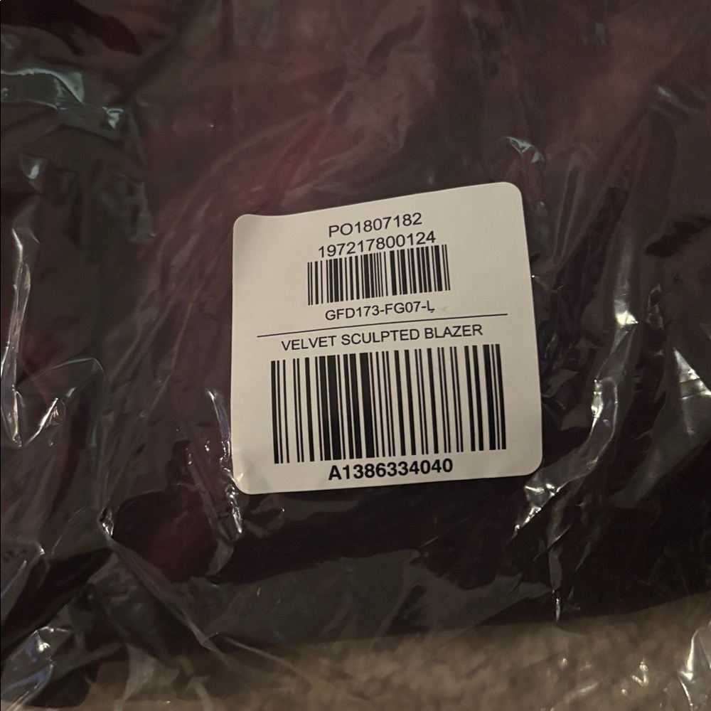 New Good American - VELVET SCULPTED BLAZER - Picture 4 of 5